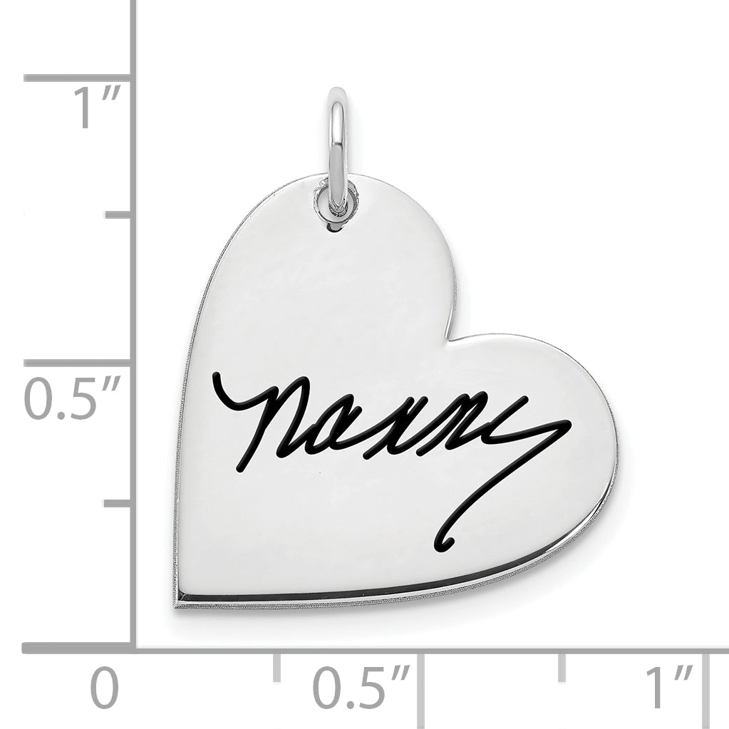 Sterling Silver Signature Heart Charm