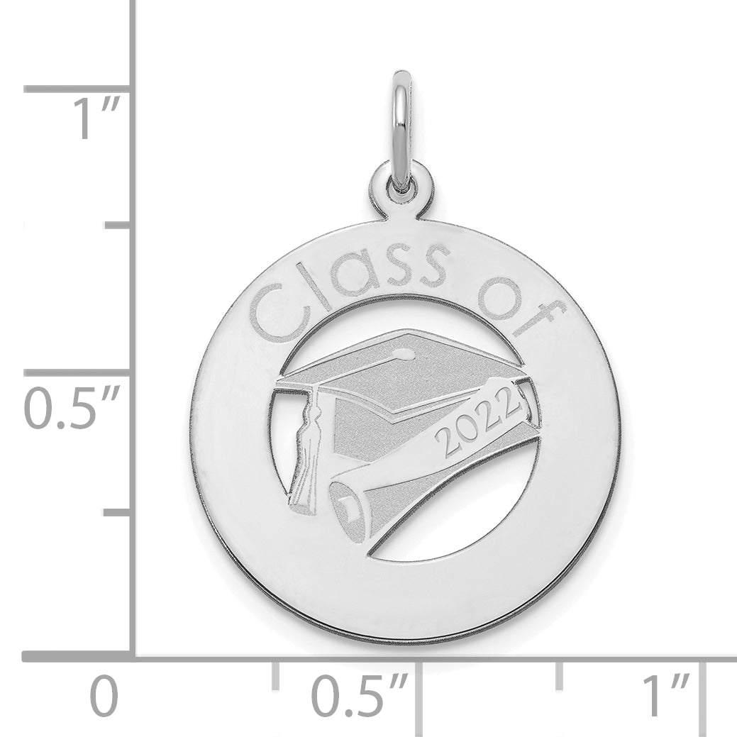 Sterling Silver Personalized Graduation Charm