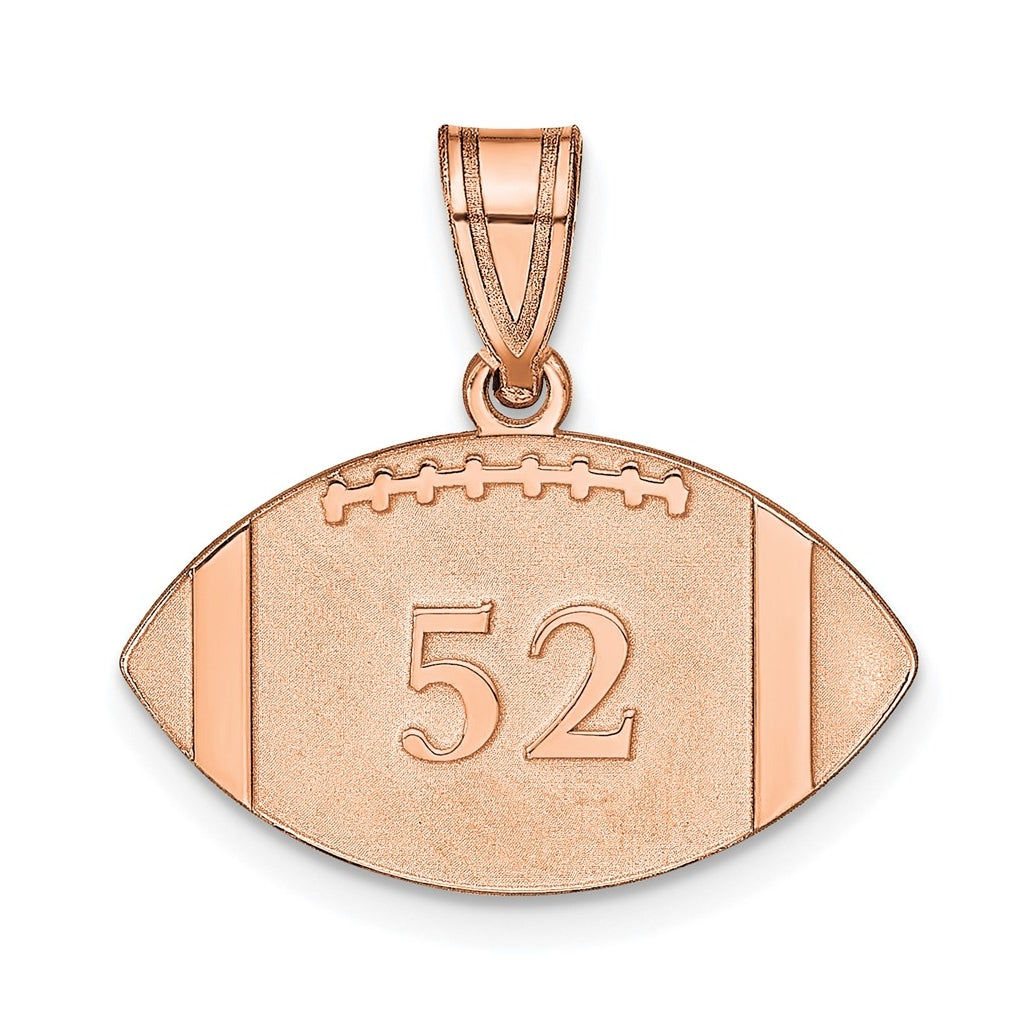14k Rose Gold Or Sterling Silver Personalized Pendant
