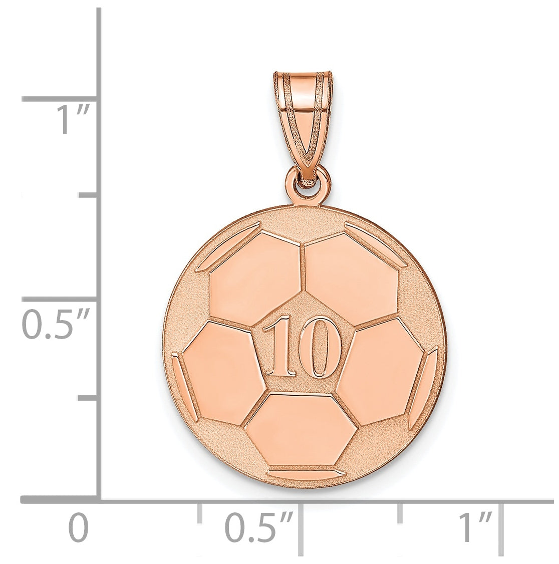 14k Rose Gold Or Sterling Silver Personalized Pendant