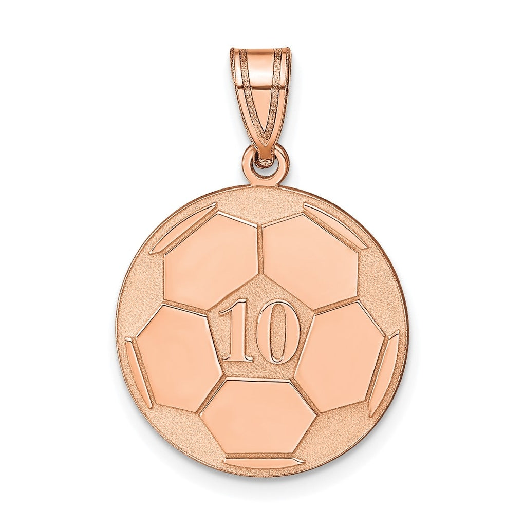 14k Rose Gold Or Sterling Silver Personalized Pendant