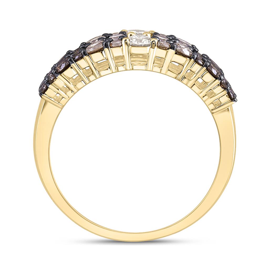 10K Yellow Gold 1 Cttw Natural Diamond Fashion Ring