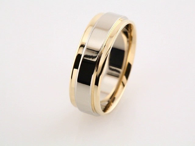 14k Yellow Or White Or Rose Gold Flat Comfort-Fit Band