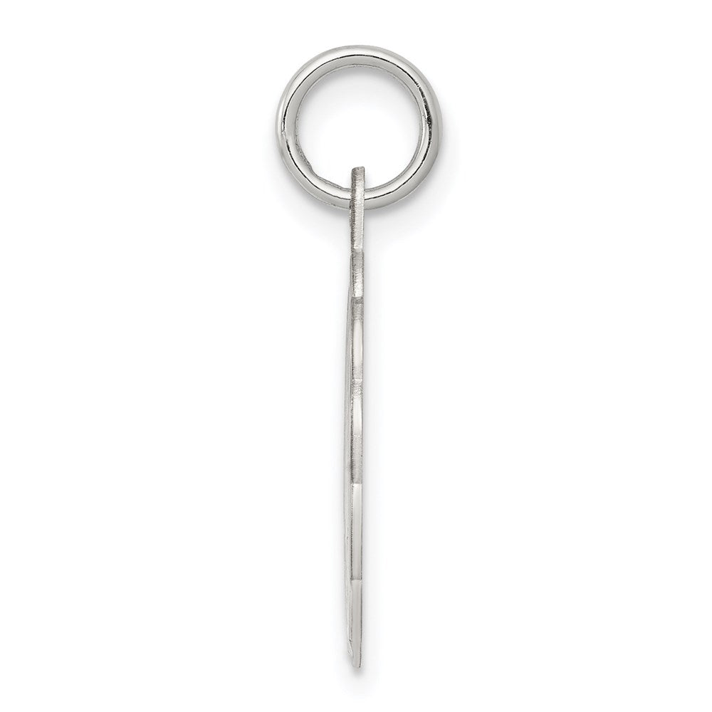 925 Sterling Silver To My Flower Girl Disc Engravable Charm Pendant Jewelry Gifts (Length 0.7" Width 0.59")