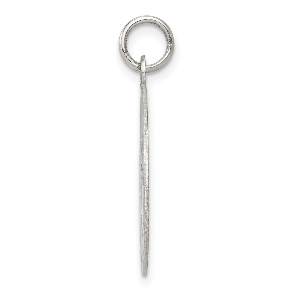 925 Sterling Silver Wedding Bells Engravable Charm Pendant Jewelry Gifts (Length 1.01" Width 0.78")