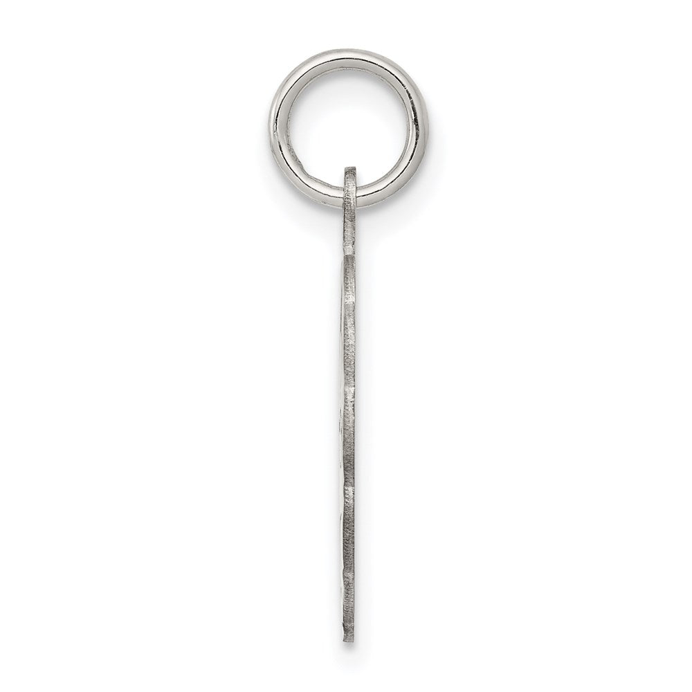 925 Sterling Silver A Date To Remember Disc Engravable Charm Pendant Jewelry Gifts (Length 0.9" Width 0.62")