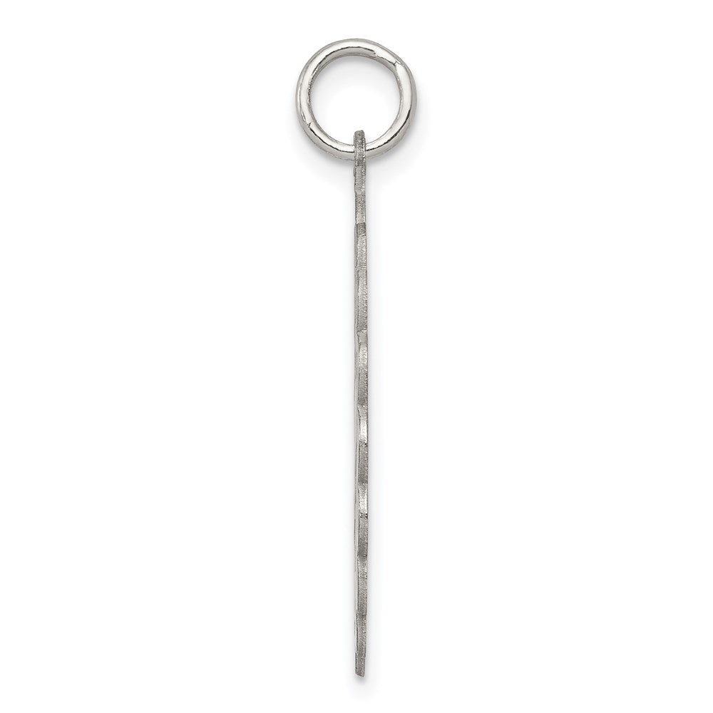 925 Sterling Silver A Date To Remember Disc Engravable Charm Pendant Jewelry Gifts (Length 1.17" Width 0.9")