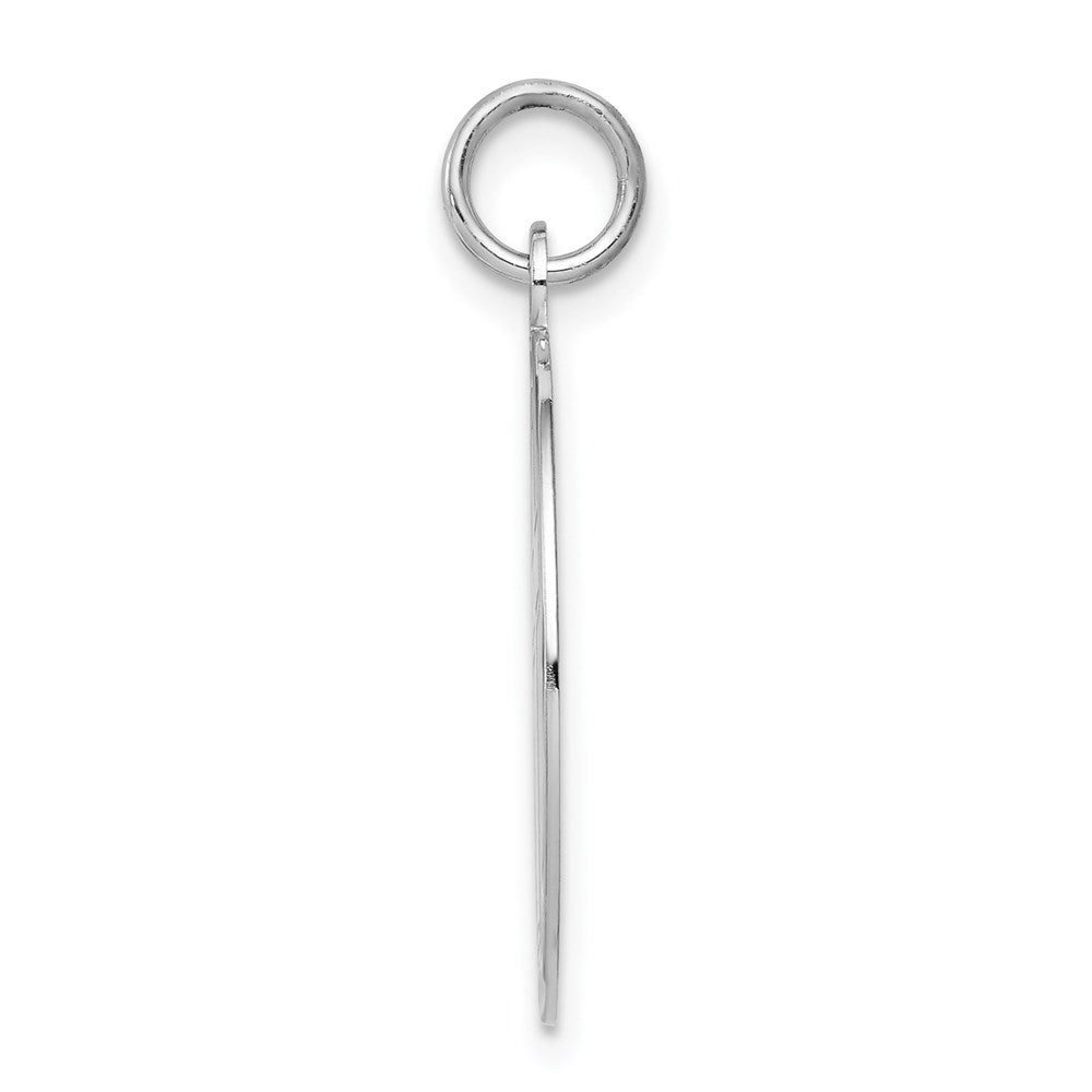 925 Sterling Silver Crucifix Cross Disc Engravable Charm Pendant Jewelry Gifts (Length 0.98" Width 0.78")