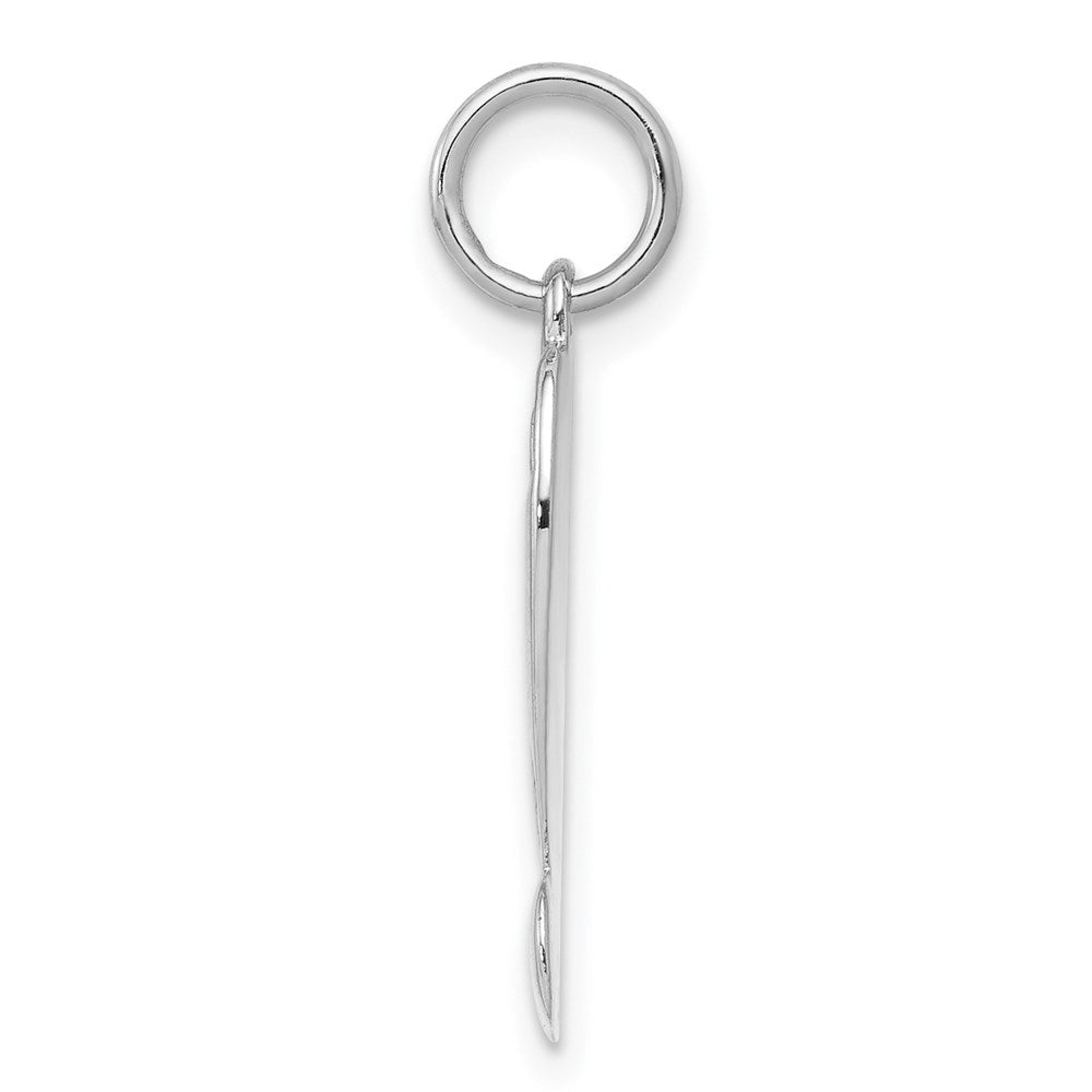 925 Sterling Silver Diploma Engravable Charm Pendant Jewelry Gifts (Length 0.94" Width 0.51")