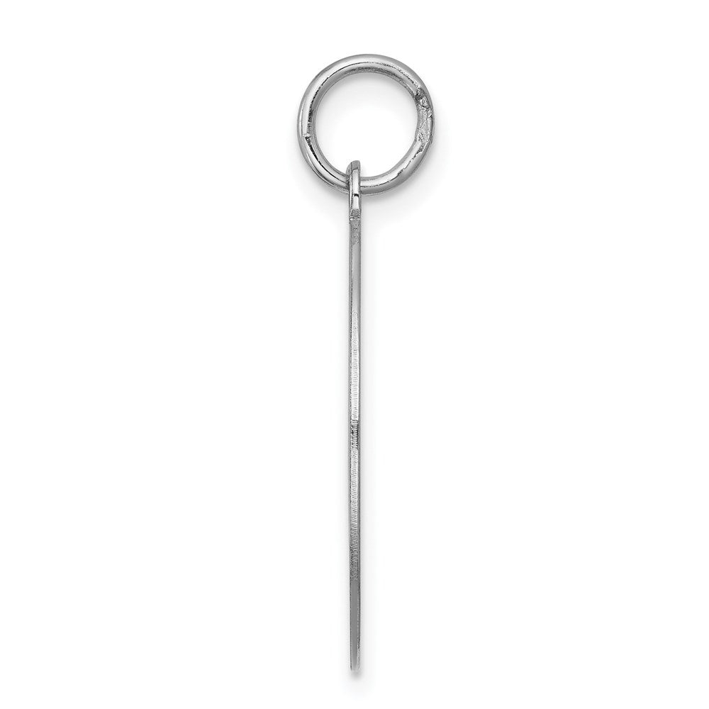 925 Sterling Silver Cocker Spaniel Disc Engravable Charm Pendant Jewelry Gifts (Length 1.01" Width 0.74")