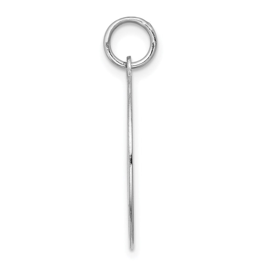925 Sterling Silver Lhasa Apso Disc Engravable Charm Pendant Jewelry Gifts (Length 1.01" Width 0.74")