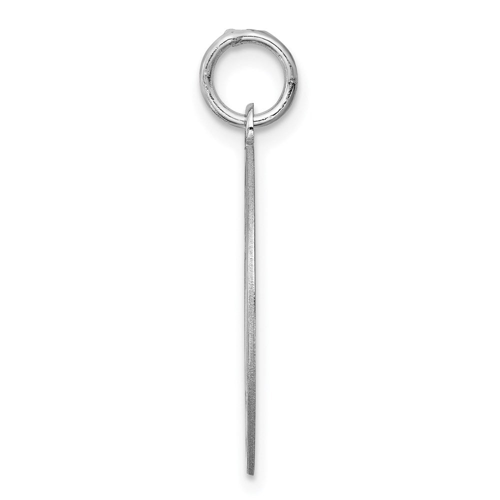 925 Sterling Silver Siberian Husky Disc Engravable Charm Pendant Jewelry Gifts (Length 1.01" Width 0.74")