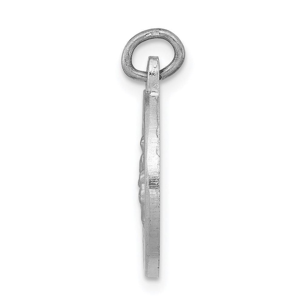 925 Sterling Silver Vermeil Guardian Angel Medal Engravable Charm Pendant Jewelry Gifts (Length 0.78" Width 0.59")