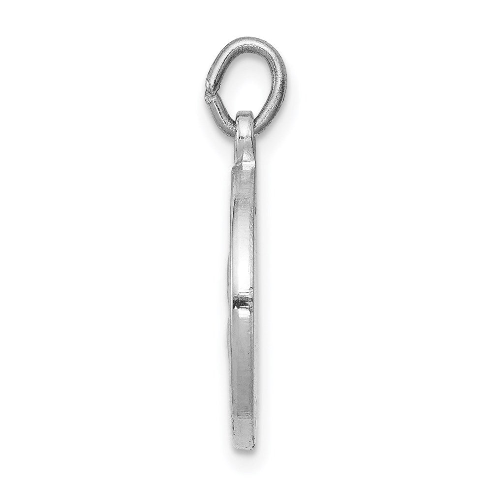 925 Sterling Silver Vermeil Holy Communion Medal Engravable Charm Pendant Jewelry Gifts (Length 0.98" Width 0.86")