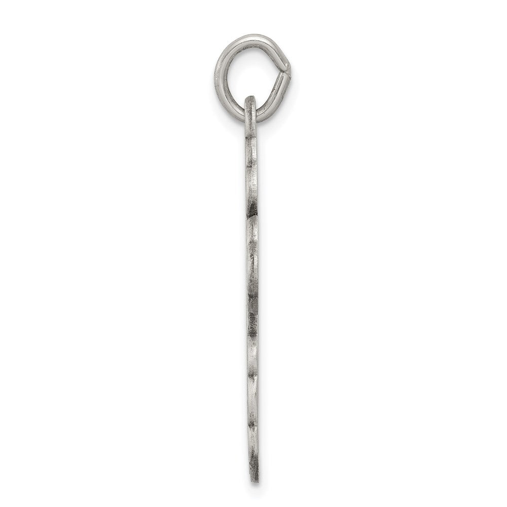 925 Sterling Silver Eastern Orthodox Crucifix CrossEngravable Charm Pendant Jewelry Gifts (Length 1.13" Width 0.66")
