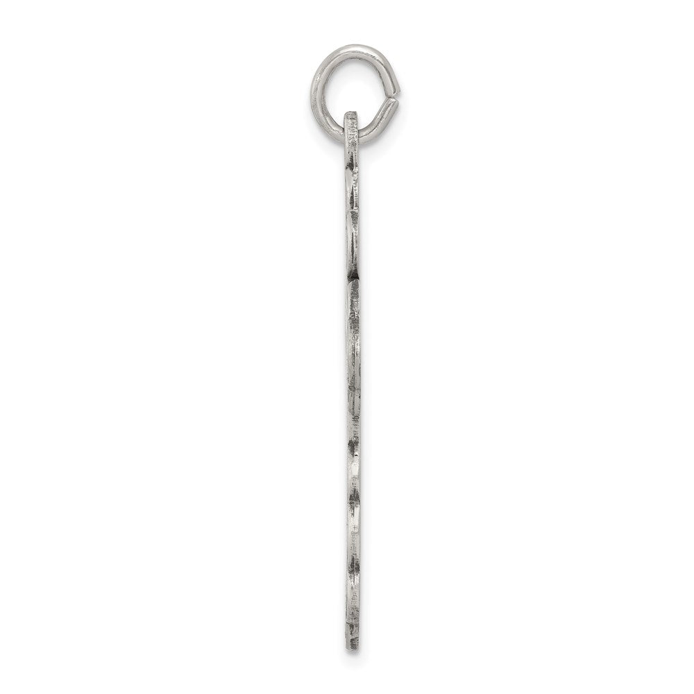 925 Sterling Silver Eastern Orthodox Crucifix CrossEngravable Charm Pendant Jewelry Gifts (Length 1.05" Width 0.82")