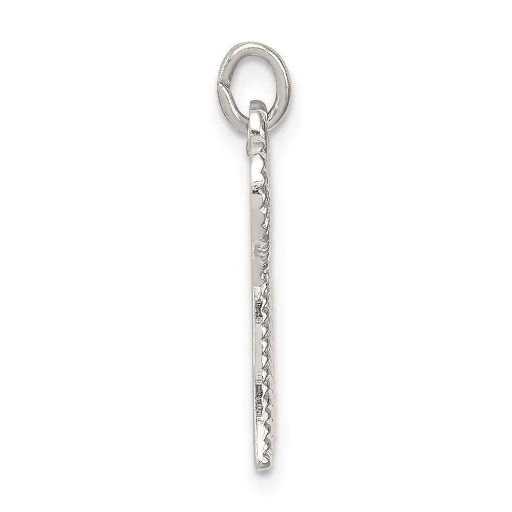 925 Sterling Silver ChaiEngravable Charm Pendant Jewelry Gifts (Length 0.74" Width 0.82")