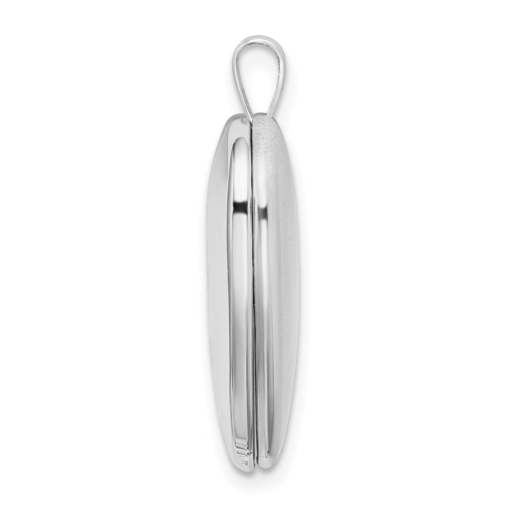 925 Sterling Silver 20mm FOREVER IN MY HEART Heart Locket Engravable Charm Pendant Jewelry Gifts (Length 0.98" Width 0.78")