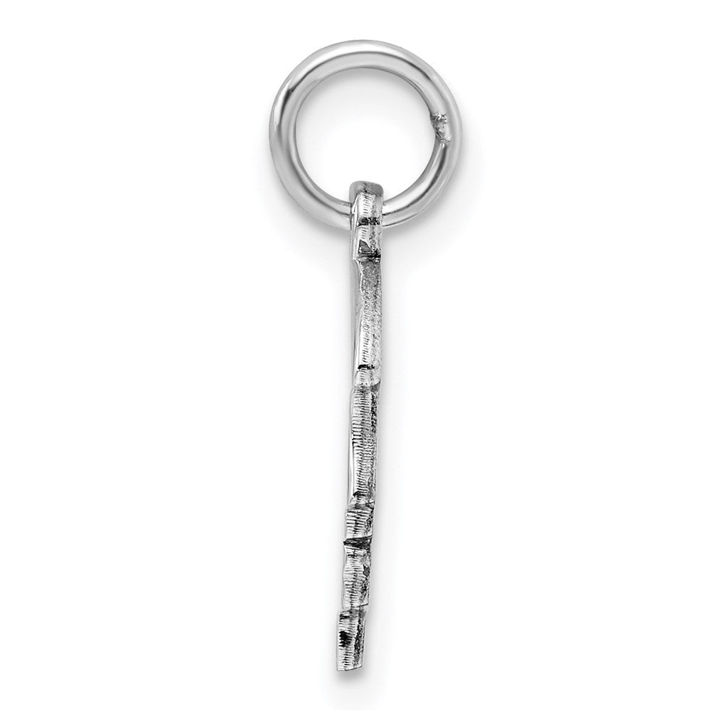925 Sterling Silver Girl Disc Polish on Front BackEngravable Charm Pendant Jewelry Gifts (Length 0.59" Width 0.39")