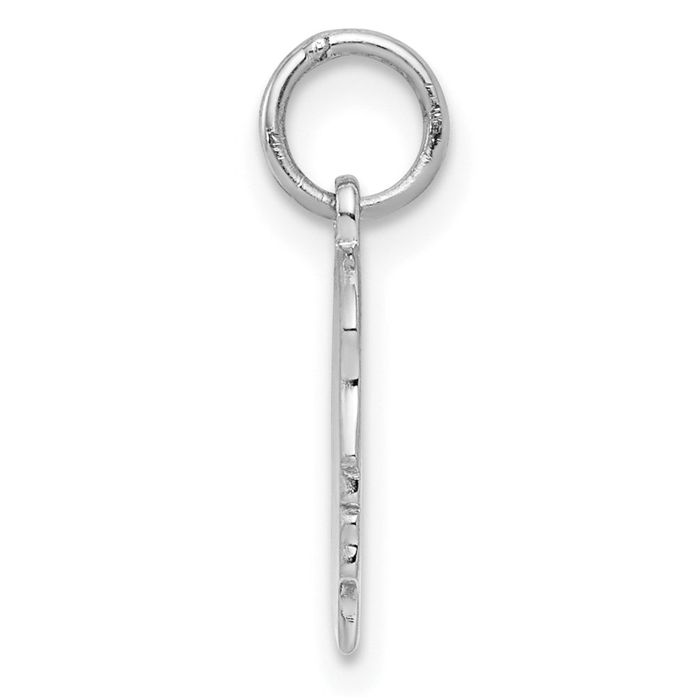 925 Sterling Silver Girl Disc Polish on Front BackEngravable Charm Pendant Jewelry Gifts (Length 0.74" Width 0.39")