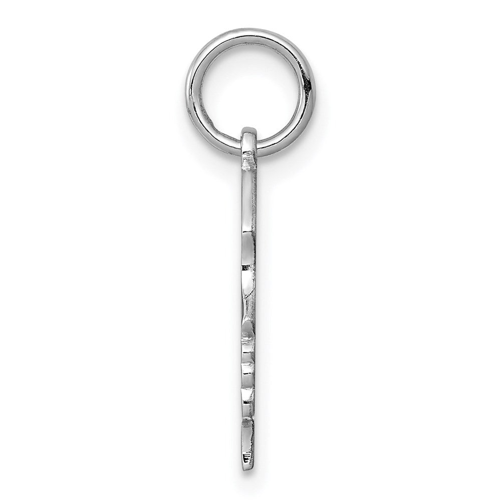 925 Sterling Silver Girl Disc Polish on Front BackEngravable Charm Pendant Jewelry Gifts (Length 0.82" Width 0.51")