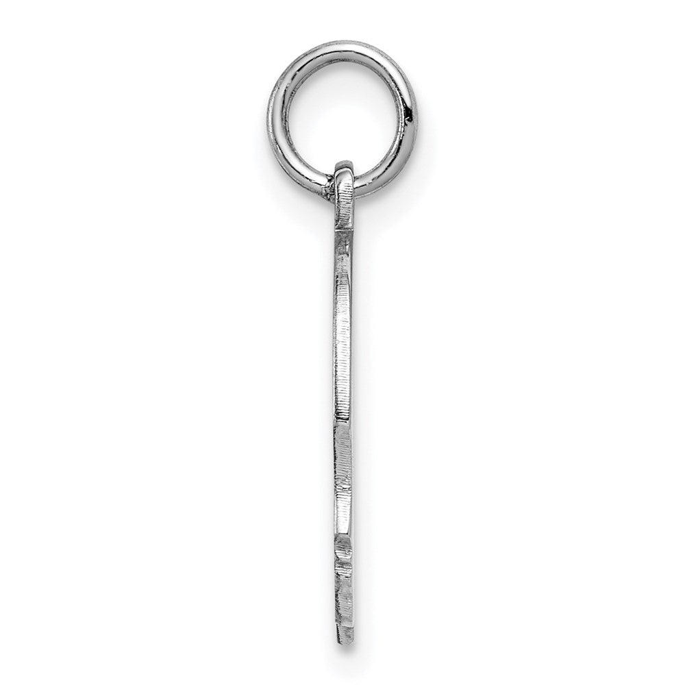 925 Sterling Silver Boy Disc Polish on Front BackEngravable Charm Pendant Jewelry Gifts (Length 0.86" Width 0.55")