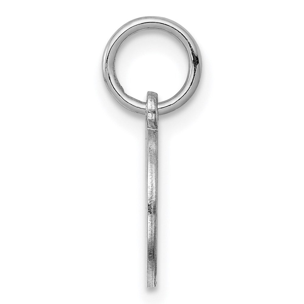 925 Sterling Silver Round Polished Front Back Disc Engravable Charm Pendant Jewelry Gifts (Length 0.62" Width 0.39")