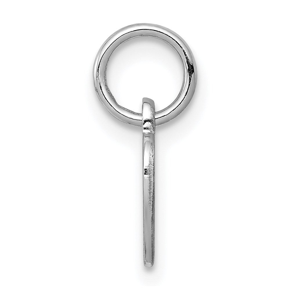 925 Sterling Silver Heart Polished Front Back Disc Engravable Charm Pendant Jewelry Gifts (Length 0.51" Width 0.35")