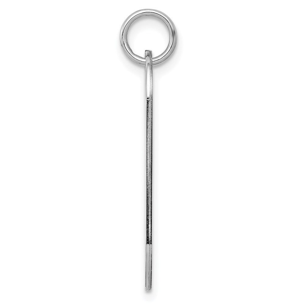925 Sterling Silver Dog Tag Polished Front Back Disc Engravable Charm Pendant Jewelry Gifts (Length 1.17" Width 0.51")