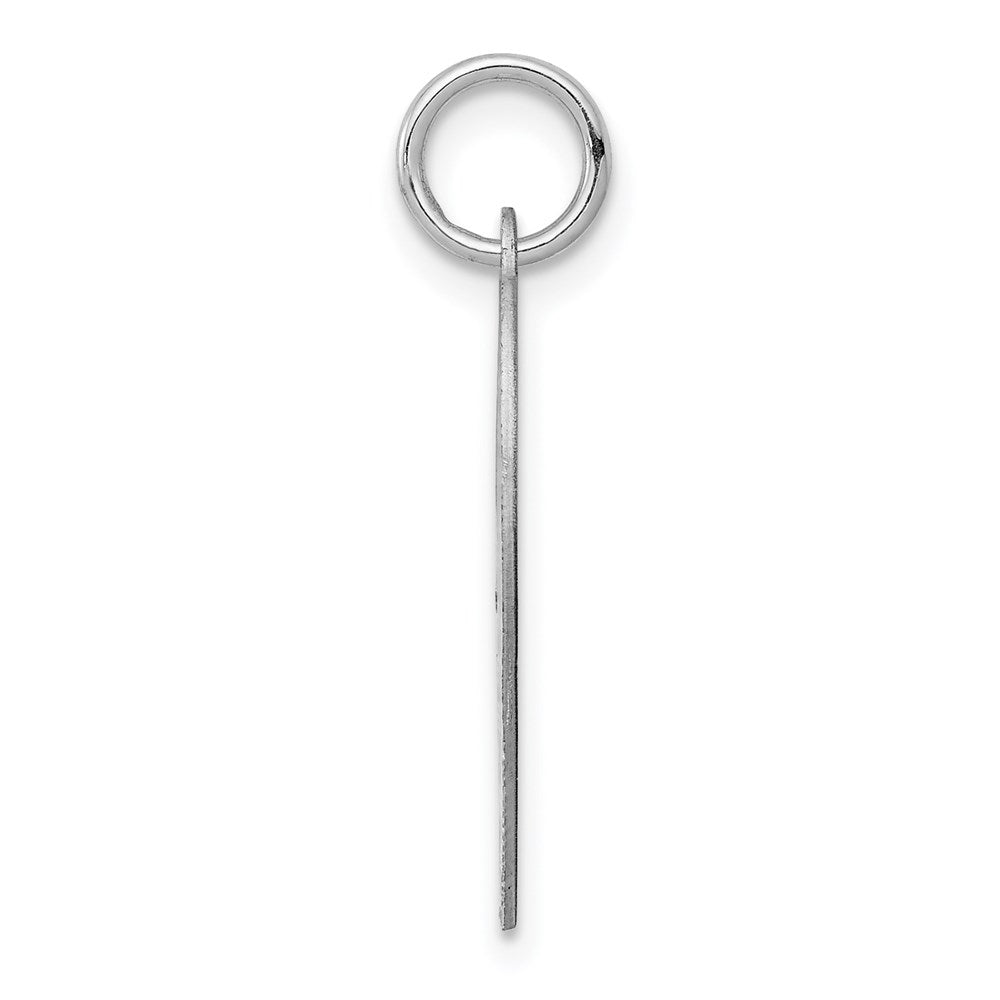 925 Sterling Silver Heart Patterned Polished Front Satin Back Disc Engravable Charm Pendant Jewelry Gifts (Length 0.98" Width 0.7")