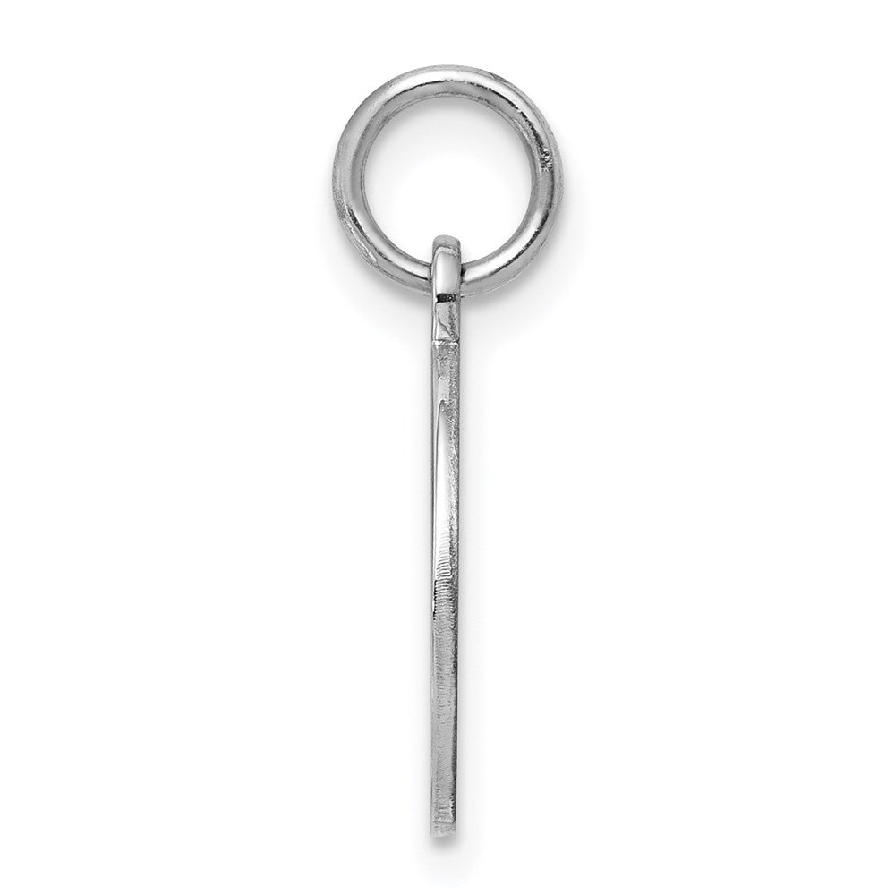 925 Sterling Silver Round Polished Front Back Disc Engravable Charm Pendant Jewelry Gifts (Length 0.7" Width 0.47")