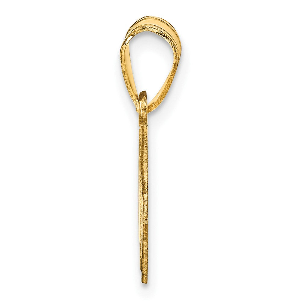 925 Sterling Silver Gold plated FootballEngravable Charm Pendant Jewelry Gifts (Length 0.59" Width 0.82")