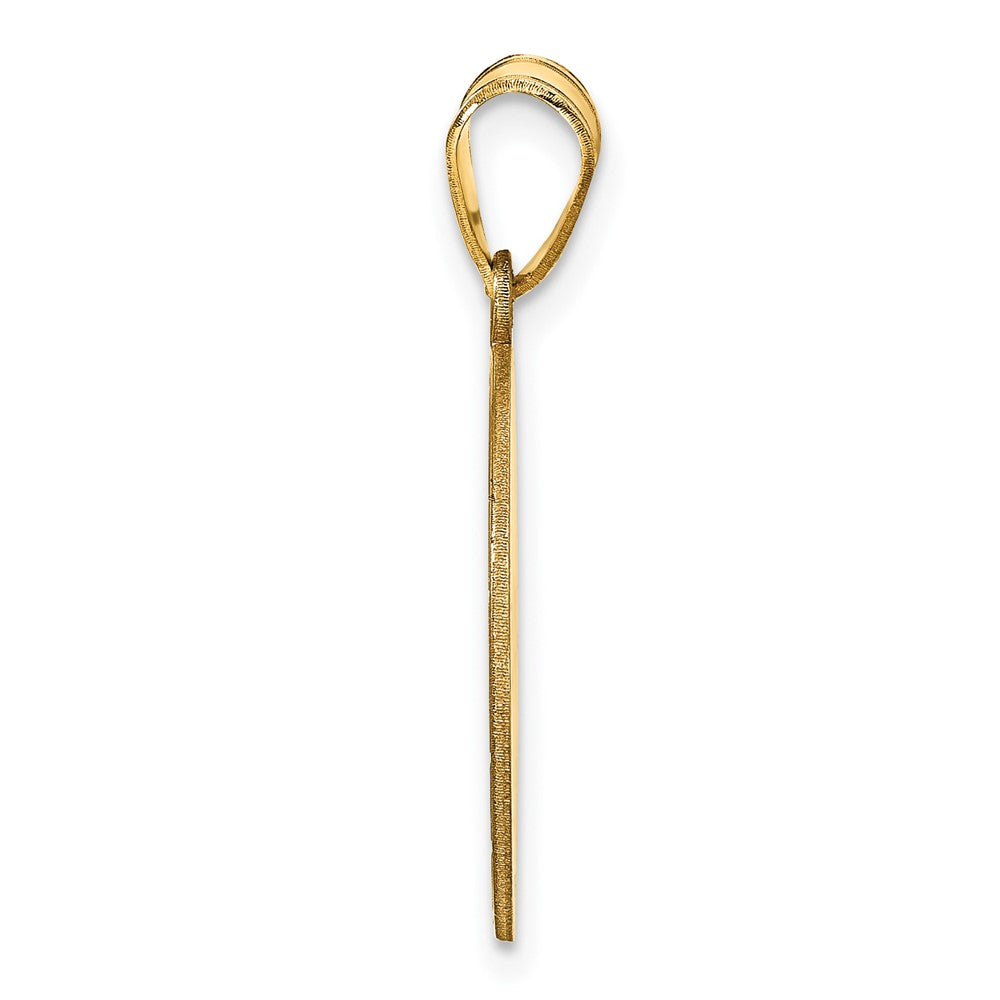 925 Sterling Silver Gold plated VolleyballEngravable Charm Pendant Jewelry Gifts (Length 0.86" Width 0.7")
