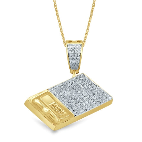10K Yellow Gold 0.44-0.45 Cttw Diamond Assorted Charm