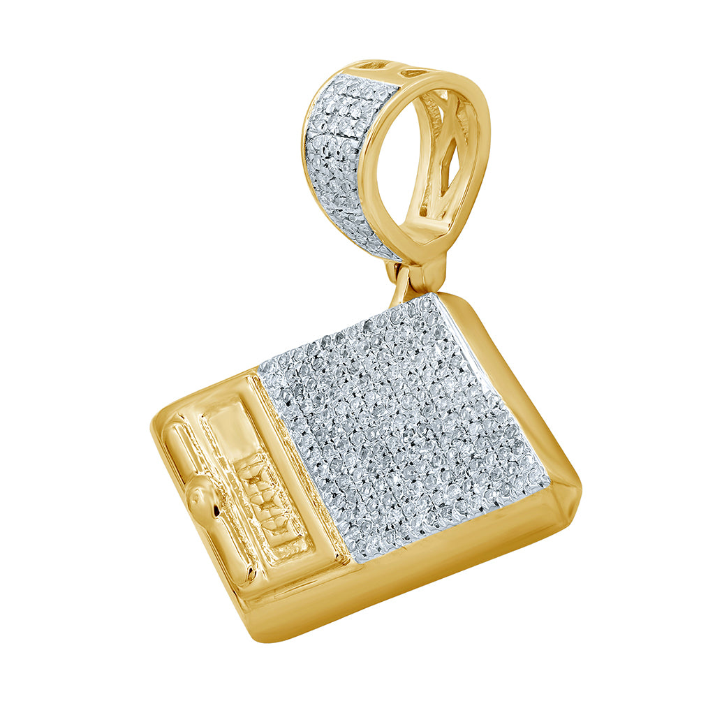 10K Yellow Gold 0.44-0.45 Cttw Diamond Assorted Charm