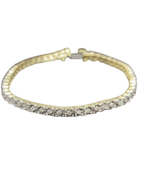 10K Yellow Gold 0.46- 0.55 Cttw Diamond Bracelet