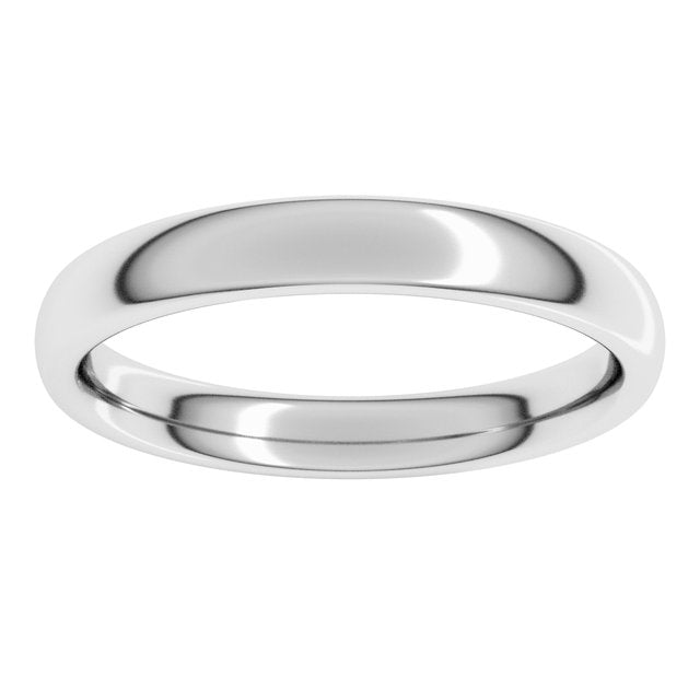 14K Yellow Or White Or Rose Gold Comfort-Fit Standard Weight European-Style Band