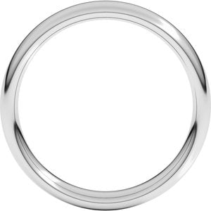 18K Yellow Or White Or Rose Gold Comfort-Fit European-Style Band