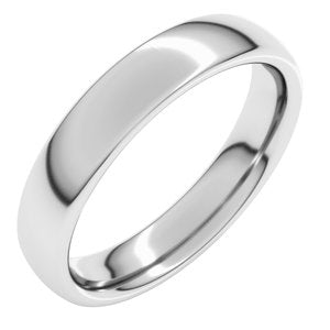18K Yellow Or White Or Rose Gold Comfort-Fit European-Style Band