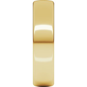18K Yellow Or White Or Rose Gold Comfort-Fit European-Style Band
