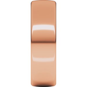18K Yellow Or White Or Rose Gold Comfort-Fit European-Style Band