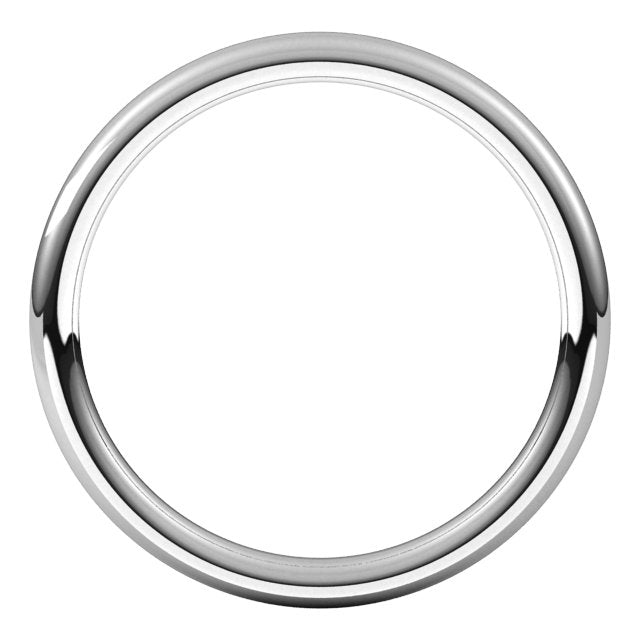 10K Yellow Or White Or Rose Gold Comfort-Fit Standard Weight European-Style Band