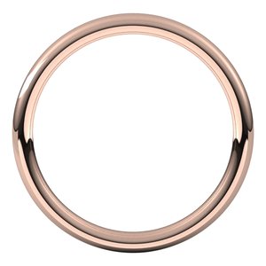 18K Yellow Or White Or Rose Gold Comfort-Fit European-Style Band