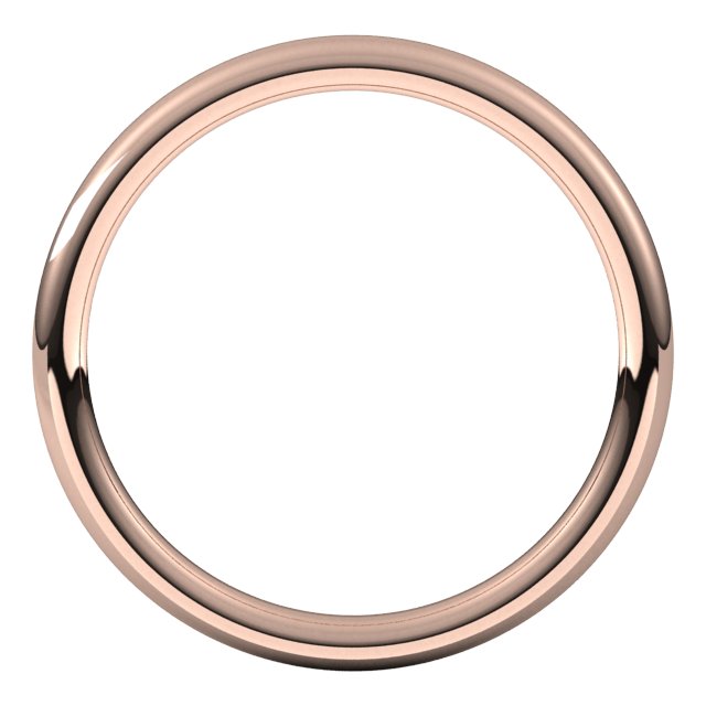 10K Yellow Or White Or Rose Gold Comfort-Fit Standard Weight European-Style Band