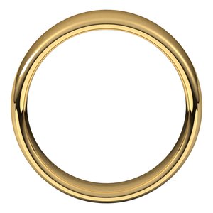 18K Yellow Or White Or Rose Gold Comfort-Fit European-Style Band