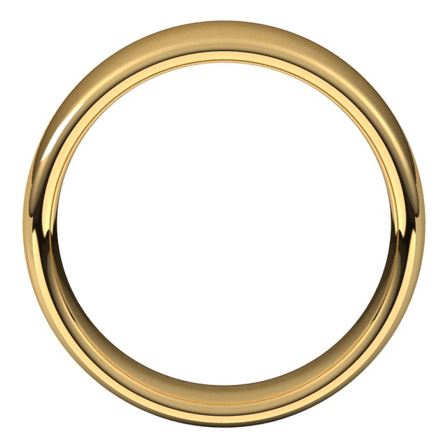 10K Yellow Or White Or Rose Gold Comfort-Fit Standard Weight European-Style Band