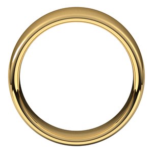 18K Yellow Or White Or Rose Gold Comfort-Fit European-Style Band