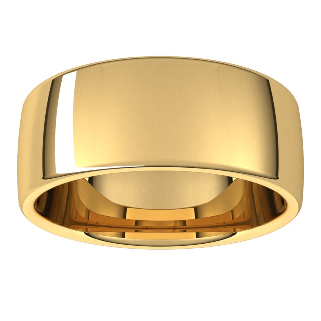 18K Yellow Or White Or Rose Gold Comfort-Fit Standard Weight European-Style Band