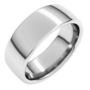 10K Yellow Or White Gold 7 mm Comfort-Fit Standard Weight European-Style Band