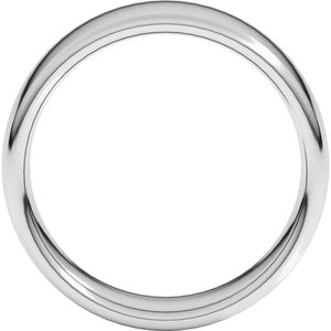 18K Yellow Or White Or Rose Gold Comfort-Fit European-Style Band